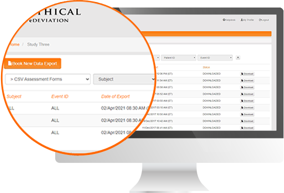 Protocol Deviation Data Exports